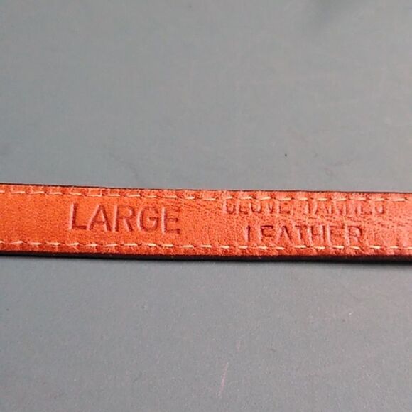 Stylish Leather Belt Trio Red White Brown - Picture 10 of 12